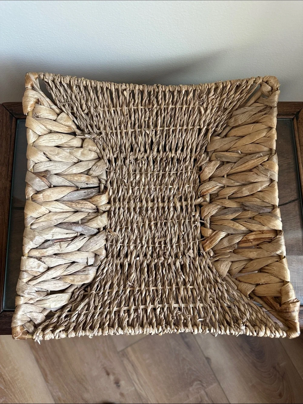 Natural Seagrass Woven Storage Basket - Neutral Set of 2